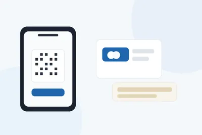 Clean mobile wallet, card, and cash backup concept image for Alipay setup
