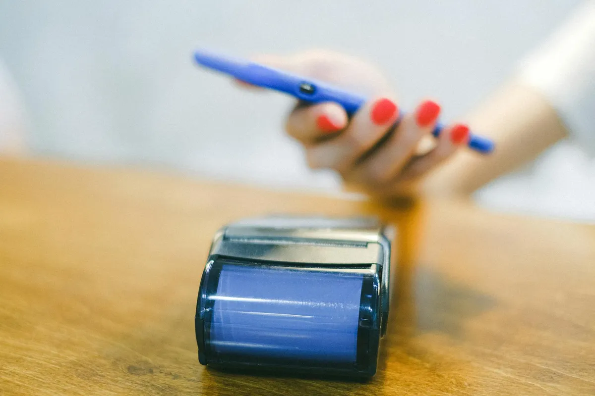 Phone and payment terminal used for mobile payment preparation before traveling in China