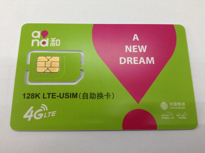 China Mobile SIM card representing connectivity preparation for travelers