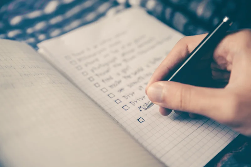 Traveler checklist used to plan a realistic China travel day