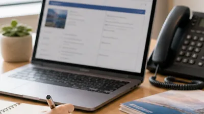 Official China travel inquiry being reviewed at a support desk