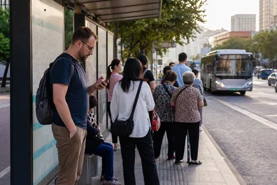 First-time visitor guide to city buses in China